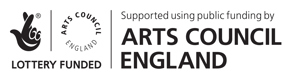 National Lottery and Arts Council England logos